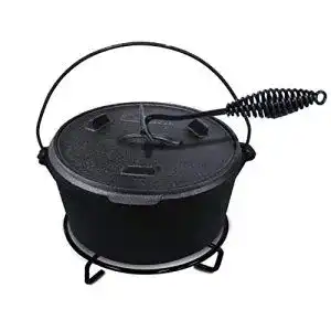 Dutch Oven ohne Füße ACTIVA BBQ Dutch Oven Topf ca. 6 Liter