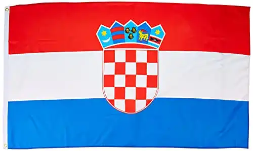 Kroatien-Flagge Flaggenking Kroatien Flagge/Fahne, mehrfarbig
