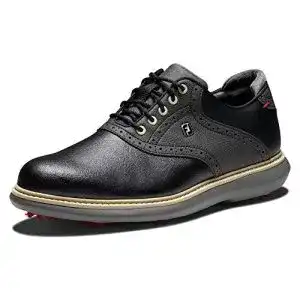 Golfschuh Herren FootJoy Herren Fj Traditionen, Schwarz