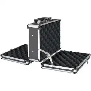 Waffenkoffer HMF 14411-02 Alu für 2 Pistolen | Doppelseitig
