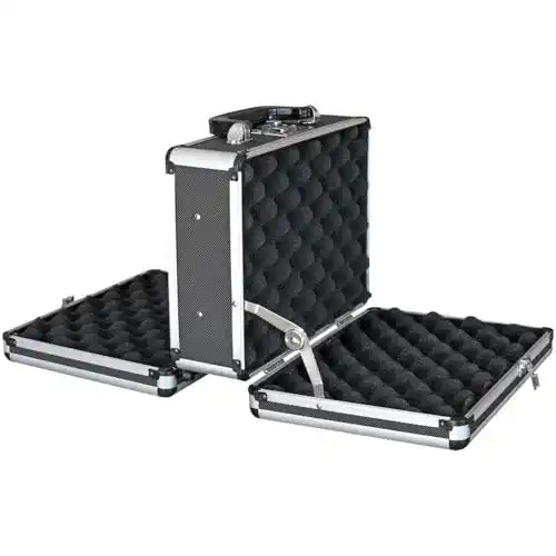 Waffenkoffer HMF 14411-02 Alu für 2 Pistolen | Doppelseitig