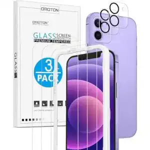 iPhone-12-Mini-Panzerglas OMOTON, mit Installationshilfe