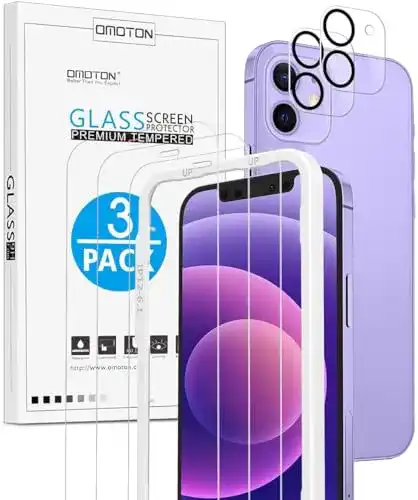Die beste iPhone-12-Mini-Panzerglas OMOTON, mit Installationshilfe 2026 Test Bestseller iPhone-12-Mini-Panzerglas OMOTON, mit Installationshilfe