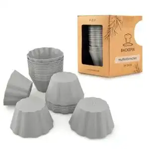 Muffinform Backefix wiederverwendbare Muffinförmchen 24 Set