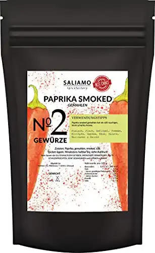 Die beste Geräuchertes Paprikapulver Saliamo 250g SMOKED Paprika süß 2026 Test Bestseller Geräuchertes Paprikapulver Saliamo 250g SMOKED Paprika süß