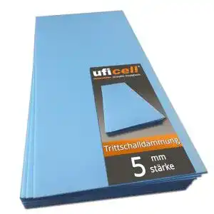 Trittschalldämmung 5mm uficell 20 m² | SOFT-Step 5 mm Stark