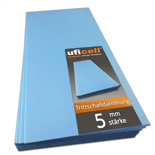 Trittschalldämmung 5mm uficell 20 m² | SOFT-Step 5 mm Stark