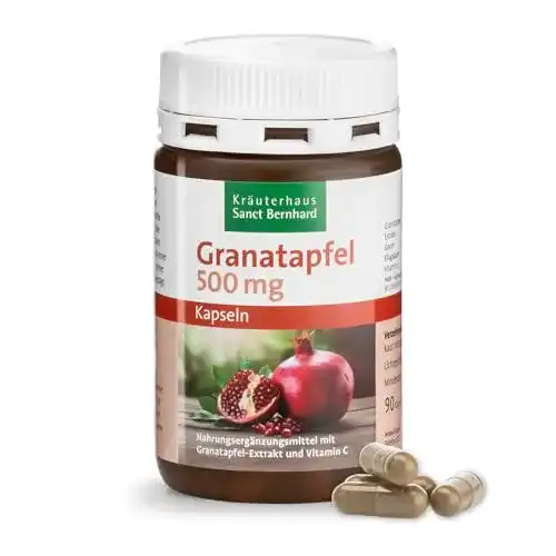 Die beste Granatapfel-Kapseln Kräuterhaus Sanct Bernhard, 90 Kapseln 2026 Test Bestseller Granatapfel-Kapseln Kräuterhaus Sanct Bernhard, 90 Kapseln