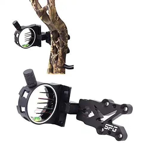 Compoundbogen-Visier ZZYB Bogen Visier 5 Pin Micro Einstellbar