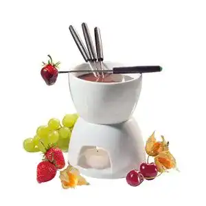 Schokofondue Cilio Schokolade -Fondue-Set 6-teilig, Ø 12 cm