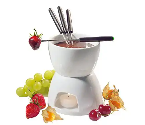 Schokofondue Cilio Schokolade -Fondue-Set 6-teilig, Ø 12 cm