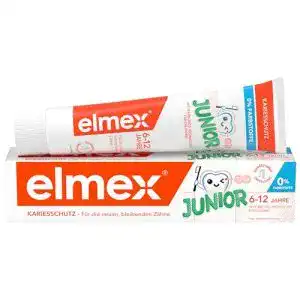 Milde Zahnpasta ELMEX Zahnpasta Junior 6-12 Jahre 75ml