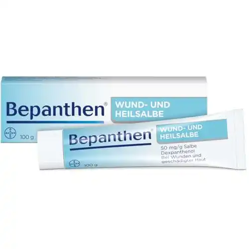 Wund- und Heilsalbe Bepanthen, unterstützt die Heilung, 100g