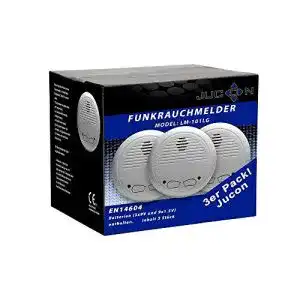 Funkrauchmelder-Set Jucon 3er-Set Funkrauchmelder, Feuermelder