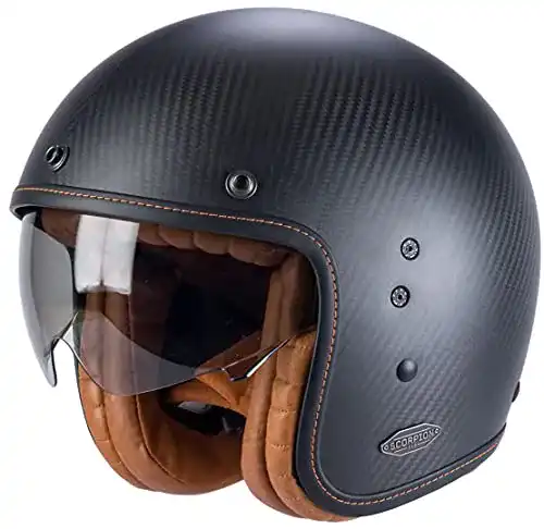 Carbon-Helm Scorpion Herren 81-261-10-07 Motorcycle Helmets