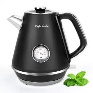 Design-Wasserkocher Taylor Swoden Aladin, Edelstahl 1,7l, Retro