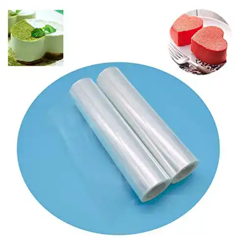 Tortenrandfolie witgift 2 Rollen 20CM x 10M Transparent
