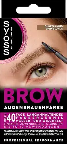 Wimpernfarbe Syoss Augenbrauen-Kit permanent, natürlich