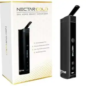 Kräuter-Verdampfer NECTAR Gold Vaporizer, 2 Jahre Garantie