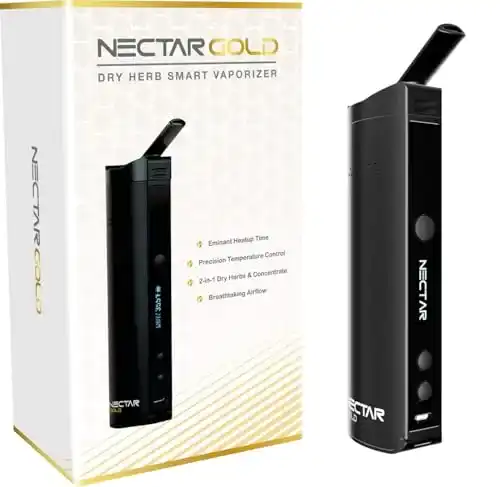 Kräuter-Verdampfer NECTAR Gold Vaporizer, 2 Jahre Garantie