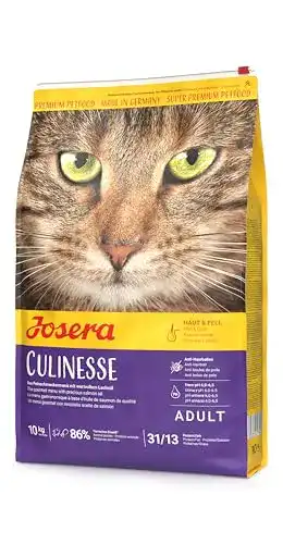 Die beste Josera-Trockenfutter Katze Josera Culinesse 10 kg mit Lachsöl 2026 Test Bestseller Josera-Trockenfutter Katze Josera Culinesse 10 kg mit Lachsöl