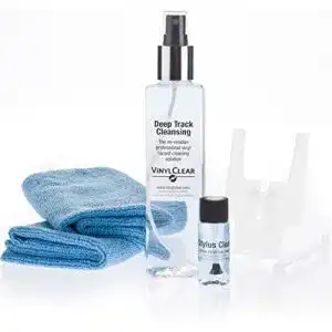 Schallplattenreiniger Vinyl Clear, 250ml, mit Halterung