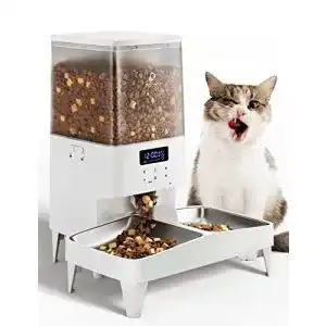 Futterautomat für 2 Katzen PETEMPO Futterautomat, 5L