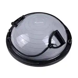 Balance-Ball Sportneer Balance Ball, Balance Board mit Widerstandsbändern