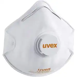 FFP2-Maske mit Ventil Uvex 15x 8732210 Einweg-Staubmaske
