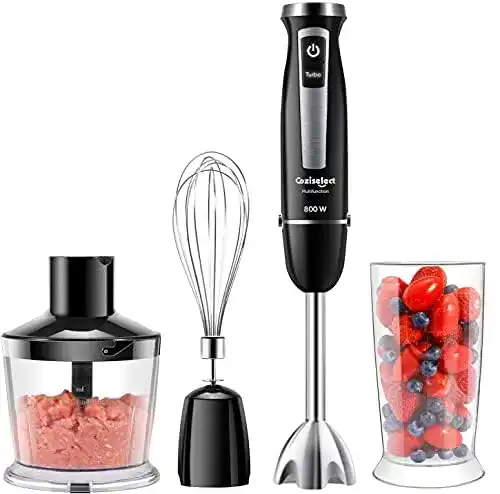 Die beste Stabmixer Coziselect Elektrische Set 4-in-1, 800 Watt 2026 Test Bestseller Stabmixer Coziselect Elektrische Set 4-in-1, 800 Watt