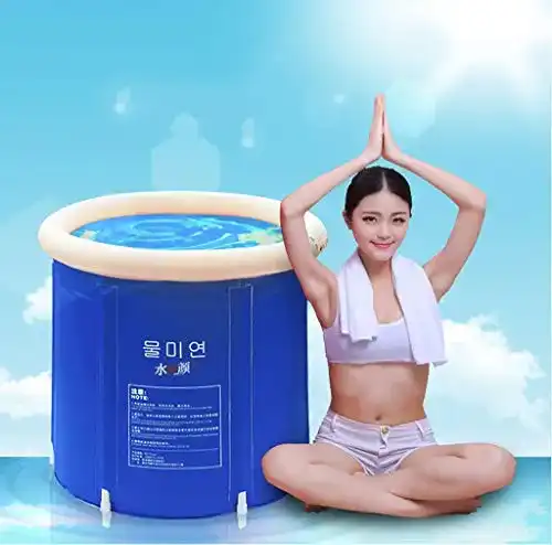 Aufblasbare Badewanne Gweat Blau Badewanne klappbar