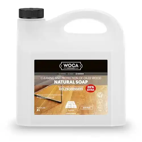 Parkettreiniger Woca 511030A Holzbodenseife Natur 3 Liter