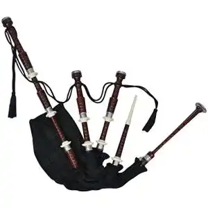 Dudelsack Festnight Schottischer Highland Bagpipe Black Watch Tartan