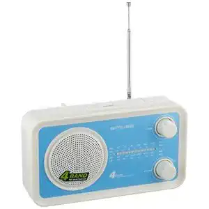 Weltempfänger Muse M-05BL Küchenradio, FM, MW, LW, KW