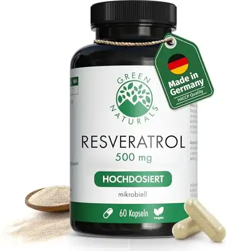 Resveratrol-Kapseln GREEN NATURALS Resveratrol, 60 Kapseln