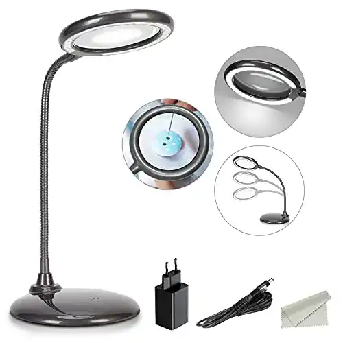 Die beste Lupenleuchte ZHSX Dimmbare mit 28 LED-Lichtern, 3-fache 2026 Test Bestseller Lupenleuchte ZHSX Dimmbare mit 28 LED-Lichtern, 3-fache
