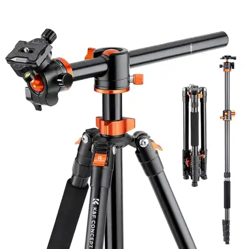 Die beste K&F-Concept-Stativ K&F Concept 183cm mit 90 Grad Mittelsäulen 2026 Test Bestseller K&F-Concept-Stativ K&F Concept 183cm mit 90 Grad Mittelsäulen