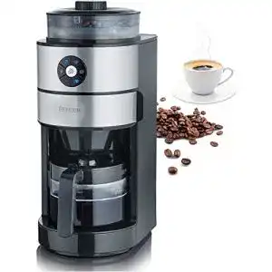 Severin-Kaffeemaschine SEVERIN Kaffeeautomat mit Mahlwerk