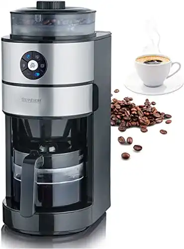 Severin-Kaffeemaschine SEVERIN Kaffeeautomat mit Mahlwerk