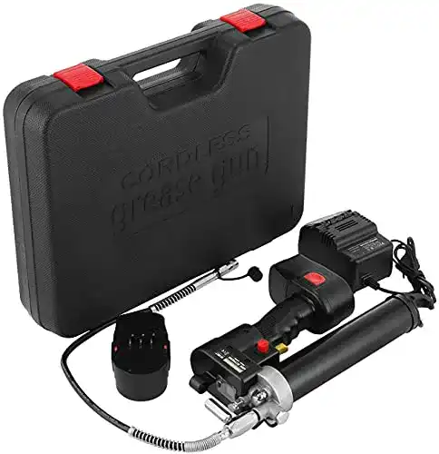 Akku-Fettpresse SucceBuy 18V inkl 4.0Ah +2 Akku, Ladegerät