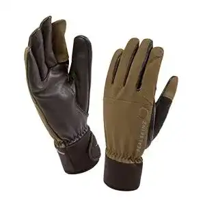 Jagdhandschuhe SealSkinz Handschuhe Shooting Gloves, Olive, M