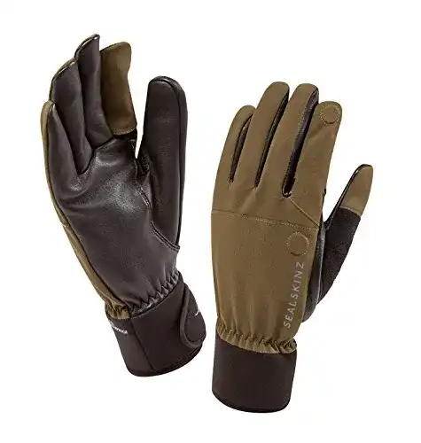 Jagdhandschuhe SealSkinz Handschuhe Shooting Gloves, Olive, M