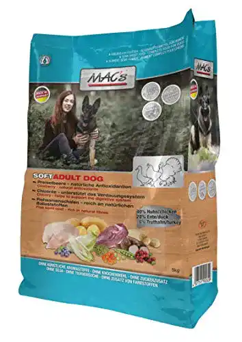 Die beste MACs-Hundefutter MAC's Soft Grain Free (3X5Kg) , 5 Kg (3er Pack) 2026 Test Bestseller MACs-Hundefutter MAC’s Soft Grain Free (3X5Kg) , 5 Kg (3er Pack)