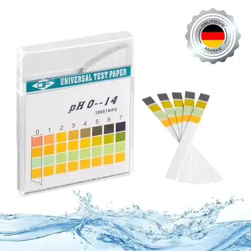pH-Teststreifen ECENCE pH Teststreifen 100 Stck, Lackmus