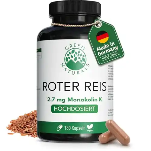 Roter-Reis-Kapseln GREEN NATURALS Roter Reis, 180 Kapseln
