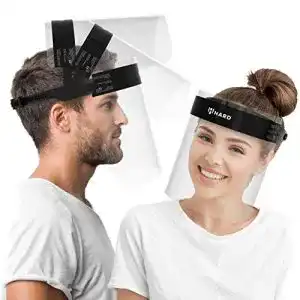 Gesichtsschutzschild HARD Visier Gesichtsschutz 1 x Halter