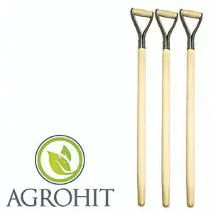 Spatenstiel laguz 3X Grabegabel Holzstiel D Griff Ø 38 mm 100cm