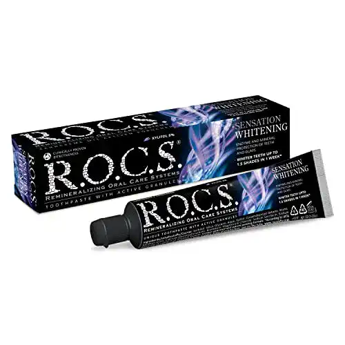 Rocs-Zahnpasta rocs R.O.C.S. Zahncreme Sensation Whitening