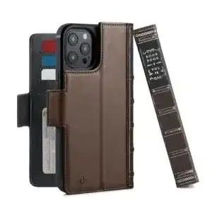 Bookbook Twelve South für iPhone 12 Pro Max, 3-im-1 Leder