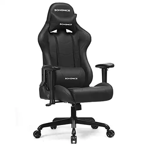Songmics-Gaming-Stuhl SONGMICS bis 150 kg belastbar